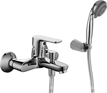 Смеситель для ванны, (цв.хром),  ZZ Huber Saturno SN00012421