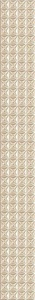 Декор Azori Pandora Бордюр  Latte Geometry 7.5x63 585741002