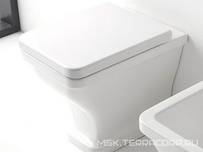 Сиденье для унитаза, с микролифтом,  ZZ Scarabeo Butterfly 4010/B