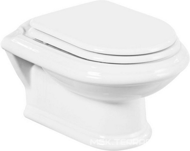 Унитаз подвесной 420х540мм, без сиденья,  ZZ Cezares King Palace CZR-163-TH