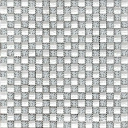 Мозаика Glass 2032 шахматка металик серебро-платина ZZ|30х30