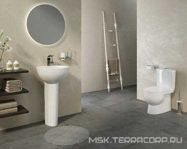 Раковина  Art Luxe 480*480*225, белый Sanita Luxe Art luxe WB.PD/Art/50-C/WHT.G/S1 / ARTSLWB01