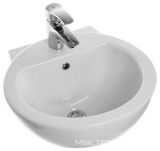 Раковина  Art Luxe 480*480*225, белый Sanita Luxe Art luxe WB.PD/Art/50-C/WHT.G/S1 / ARTSLWB01