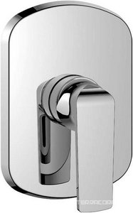 Смеситель для душа, встраиваемый в стену, (цв.хром),  ZZ Cezares Globo GLOBO-F-DIM-01