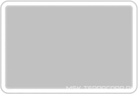 Зеркало 1000x30x800мм, реверс., с встроенным по периметру светильником и кнопочным выключателем, 12W, 220-240V, BelBagno ZZ BelBagno Универсал SPC-MAR-1000-800-LED-BTN