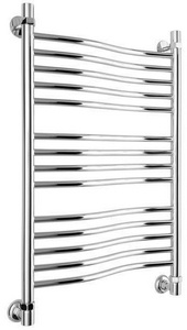 Полотенцесушитель "" 800*500 мм, Н.Г. подключ. 3/4, комплектующие в комплекте, хром ZZ Сунержа Флюид 00-0122-8050