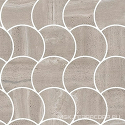 Mosaico Wavy Grigio Nat/Rett ZZ |30x30