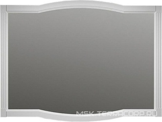 Зеркало Лаура 120, 1180*900*22 мм, цвет белый матовый, крепеж в комплекте ZZ