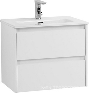 База под раковину подвесная с двумя выдвижными ящиками, 705х395хh500мм, (без раковины арт.BB700/390ETL), (цв.Bianco Opaco),  ZZ BelBagno Kraft KRAFT 39-700/390-2C-SO-BO