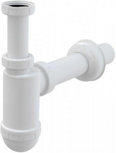 Сифон для умывальника d=40, под донный клапан ZZ AlcaPlast Универсал A43