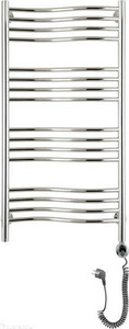 Полотенцесушитель "" 1000*500 мм, электрический, пульт управления справа, в комплекте 4 телескоп.кроншт. хром ZZ Сунержа Флюид 00-0525-1050
