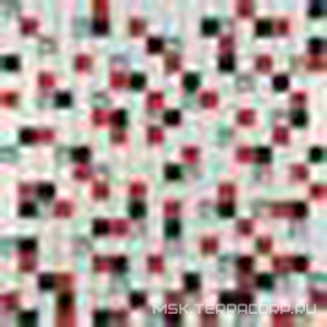 Мозаика Мозаика  458 микс белый-красный-черный-платина ZZ|30x30 XX Мастера Керамики Glass МС 458