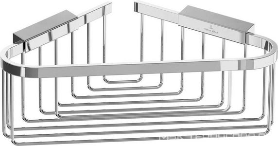 Полочка-решетка угловая 260х164х164хh80мм, (цв.хром),  ZZ Villeroy & Boch Tender TVA15100900061