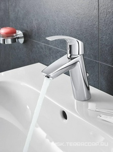 Раковина подвесная 59,5x48,2 см, 1 отверстие под см-ль, цв. белый, ZZ Grohe Euro Ceramic 39335000