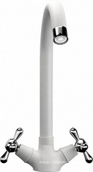 Смеситель Ulgran U-012(341) молочный, для кухонной мойки| 16x32x21