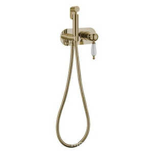 Комплект гигиенического душа (смеситель с внешней и встраив.частью, лейка, шланг, держатель лейки), цв.бронза ZZ Boheme Medici 424