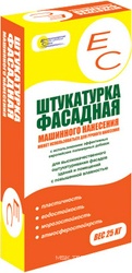 ЕС Штукатурка фасадная машинного нанесеня 25 кг, ZZ  ( под заказ кратно поддонам)