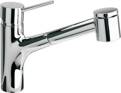 Смеситель для кухни, с выдвижным душем, 2 типа струи, (цв.хром),  ZZ Paini Cox 78CR576LMKM