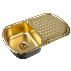 Мойка кухонная Zorg Inox Pvd SZR-7749 bronze| 49x77x18
