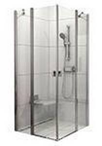 Дверь для душа распашная (для комбинации с неподвижн.стенкой), -100, профиль сатин, стекло прозрачное ZZ Ravak CRV2 1QVA0U00Z1