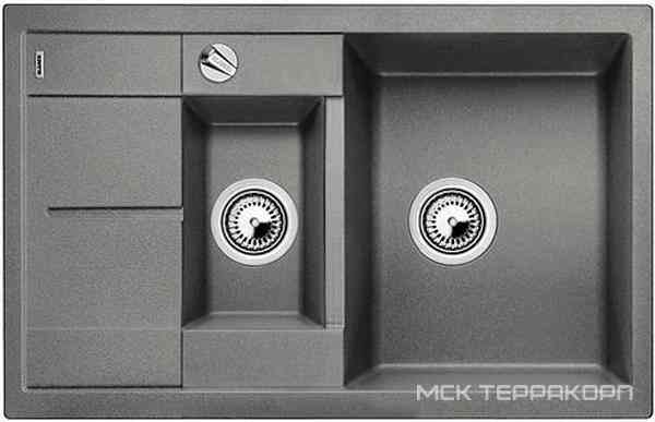Мойка кухонная Blanco Metra 6 S Compact аллюменталлик| 50x78x19