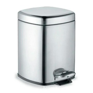 Ведро 25x20,5хh25см, с педалью и крышкой, (цв.хром),  ZZ IBB Grand Hotel GH 68 CRO