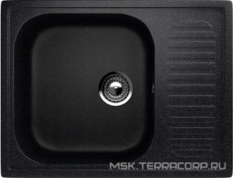 Мойка кухонная Ulgran U-202-308 черный| 49x64x19