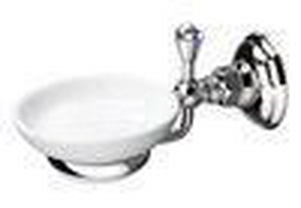 Мыльница настенная (цв. матовый хром/керамика),Nicolazzi ZZ Nicolazzi Classica 1487CB