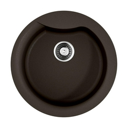 Мойка кухонная Omoikiri Yasugata 48R-DC темный шоколад| 48x48x23