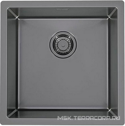 Мойка кухонная Alveus Quadrix Monarch 30 антрацит| 45x45x20