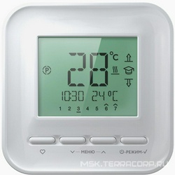 Терморегулятор прогр. "Теплолюкс" 520 new ,белый. XX