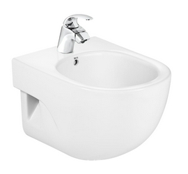 Биде подвесное Roca Meridian 357246000 укороченное| 36x30x48