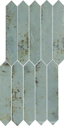 Picket Grunge Aqua  ZZ 4,3x24,3