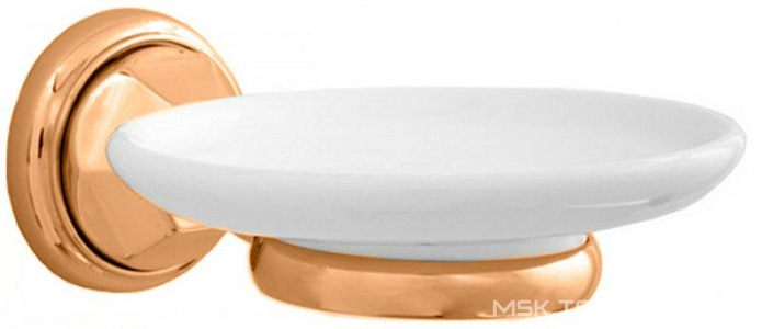 Мыльница настенная (держатель цв.бронза, керамика),  ZZ Andrea Catarina CAK410 BR