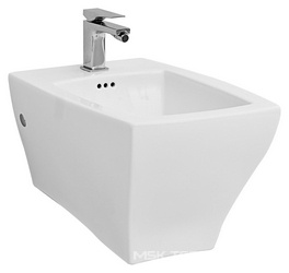 Биде подвесное ArtCeram Jazz JZB001 белый матовый| 36x33x53