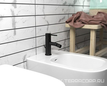 Смеситель для биде, c д/к, (цв.черный матовый),  ZZ Paini Cox 78PZ306