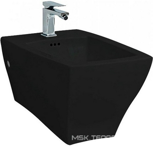 Биде подвесное 54х36см, крепёж в компл., (цв. чёрный снаружи и внутри),  ZZ ArtСeram Jazz JZB001 03; 00