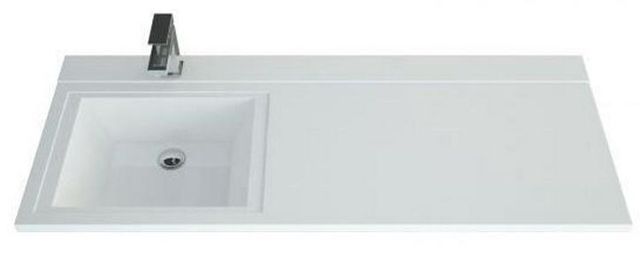 Раковина мебельная 120 см, для установки над стиральной машиной, крыло справа ZZ Runo Орион 00-00000888