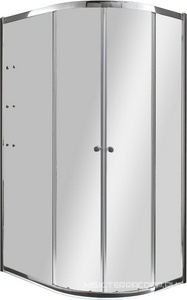 Душ.уголок 1200х1000хh2000мм, R550, ассиметричный, 2 раздвижн.двери с 2 непод.сегм, Левый, полки слева, вход 530мм,(ст.проз,6мм,фурн.цв.хром), ZZ Cezares Anima ANIMA-W-RH-2-120/100-C-Cr-L