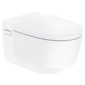 Унитаз-биде подвесной, безободковый, 590х360мм, сиденье с подогревом, (цв.белый),  Mera Comfort ZZ Geberit AquaClean 146.214.11.1