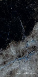 Керамогранит для пола и стены WIFI Ceramics Luxury Stone Vast Night Black 75x150 SLS75801C