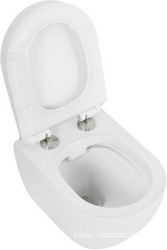 Унитаз подвесной, безободковый 370х505мм, (без сиденья),  Cezares Stylus CZR-513-TH-R