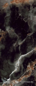 Керамогранит для пола и стены COEM ceramiche Onice Effect  Deep Dark pol. 120x280 OE280L