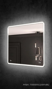 Зеркало квадратное 900х900 мм с подсветкой и с подогревом,VENECIA  (Venezia Lux) ZZ KVV Venecia VNL9090