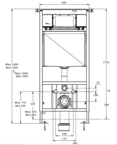 Инсталяция Azario для подвесного унитаза 3/6л ZZ Azario Teramo AZ-8010-1000