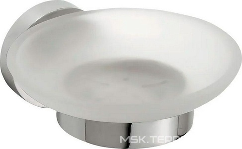 Мыльница подвесная, стекло, (цв. хром),  ZZ Bemeta Omega 104108042