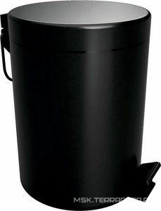 Ведро мусорное 5л, (цв. черный матовый), Dark ZZ Bemeta Hotel 104315010