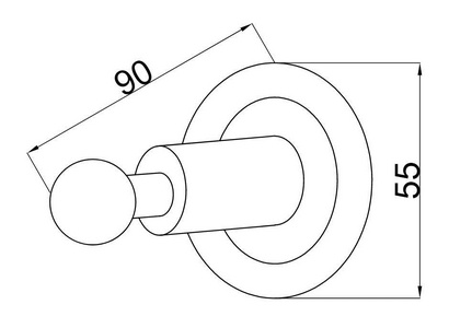 Крючок Murano Cristal, подвесной, цв. золото ZZ Boheme Универсал 10906-CRST-G