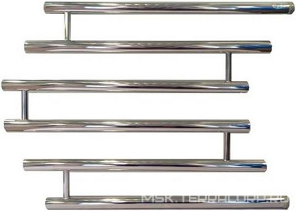 Полотенцесушитель "" 500*700 мм, БЕЗ уголков, сгонов, хром ZZ Ника ПМ 4 ПМ 4 50/70