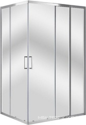 Душевой уголок 1200х900хh1950мм, прямоугольный, правый/левый, (стекло прозр.Idrorepellente 6мм, фурн.цв.хром), Molveno ZZ